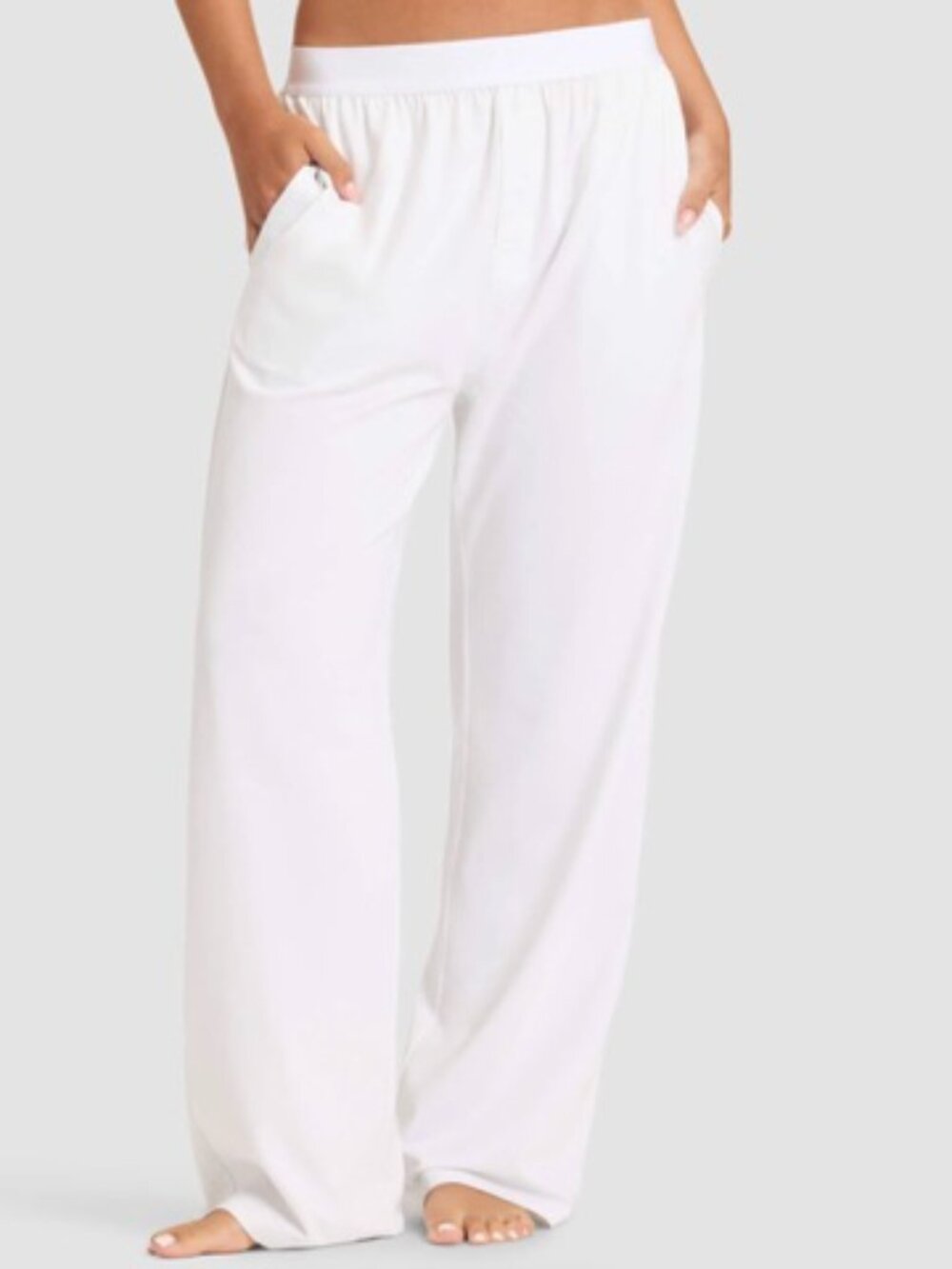 Cozy Earth First Layer Pajama Pants White Size L NWT